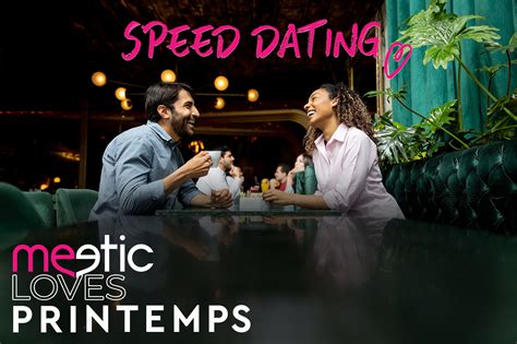 live meetic|Le speed dating fait son grand retour dans les